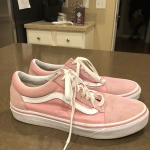 Women’s Rose pink suede Vans size 10